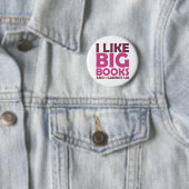 Ich mag große Bücher und ich kann nicht liegen Button (Beispiel)