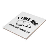 Ich mag große Bücher und ich kann nicht liegen Fliese (Seite)