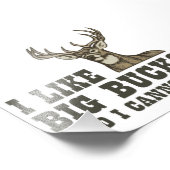 Ich mag große Bücher und ich kann nicht lügen Fotodruck (Ecke)