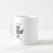 Ich mag große Bücher und ich kann nicht lügen Kaffeetasse (Vorderseite Links)