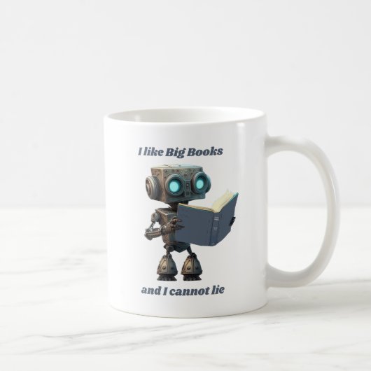 Ich mag große Bücher und ich kann nicht lügen, OM Kaffeetasse (Rechts)