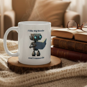 Ich mag große Bücher und kann nicht lügen Kaffeetasse
