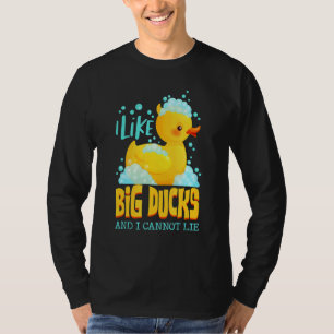 Ich mag große Ente und ich kann nicht schwimmende  T-Shirt