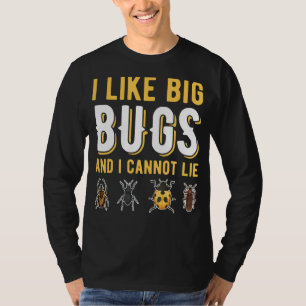 Ich mag große Fehler und ich kann Insektensammler  T-Shirt