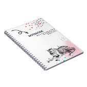Ich mag große Flecken Leopard Notizbuch Notizblock (Rechte Seite)