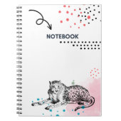 Ich mag große Flecken Leopard Notizbuch Notizblock (Vorderseite)