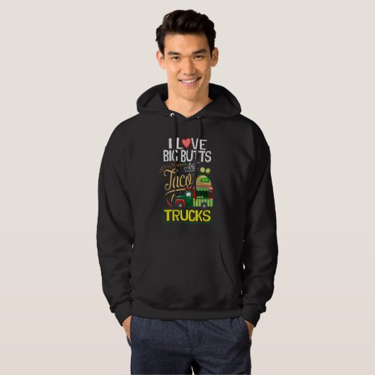 Ich mag große Hintern, die ich Liebe große Hintern Hoodie (Vorne ganz)