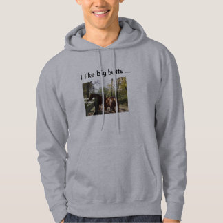 Ich mag große Hintern… Hoodie
