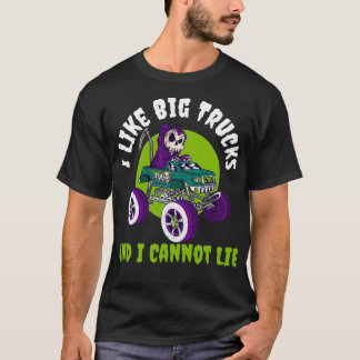 Ich mag große LKW Funny Monster Truck Geschenk T-Shirt