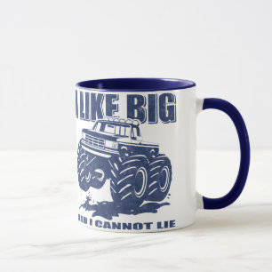 Ich mag große LKWs Tasse