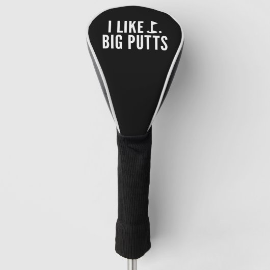 Ich mag große Putts Golf Headcover (Vorderseite)