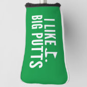 Ich mag große Putts Golf Headcover (Rotieren 90)