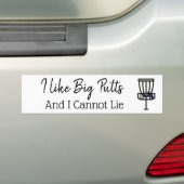 Ich mag große Putts und ich kann Disk Golf Spaß ni Autoaufkleber (Auf Auto)