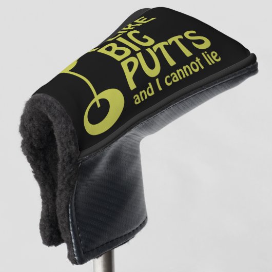 Ich mag große Putts und ich kann keinen Golf Spaß Golf Headcover (3/4 Vorderseite)