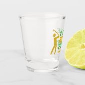 Ich mag große Putts, und ich kann nicht Golf Spaß Schnapsglas (Links)