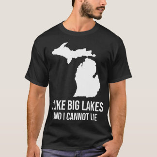Ich mag große Seen und ich kann den Michigansee ni T-Shirt