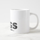 Ich mag große Tasse und ich kann nicht leben (Rechts)