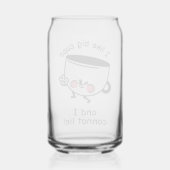 Ich mag große Tassen – Lustiges Glas (Rückseite)