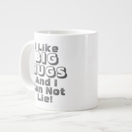 Ich mag großer Tassen-lustiger Kaffee-riesige Jumbo-Tasse