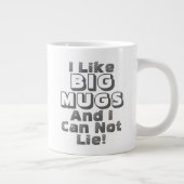 Ich mag großer Tassen-lustiger Kaffee-riesige Jumbo-Tasse (Rechts)