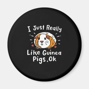 Ich mag Guinea Guinea Pig Kawaii Magnet