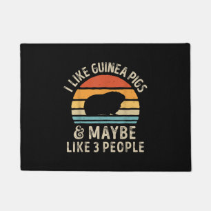 Ich mag Guinea Schweine und vielleicht 3 Leute hab Fußmatte