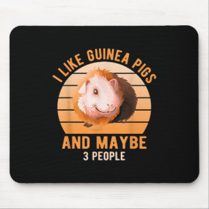 Ich mag Guinea Schweine Wheek Cavy Lover Guinea Ma Mousepad