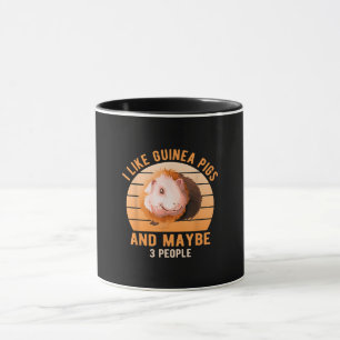 Ich mag Guinea Schweine Wheek Cavy Lover Guinea Ma Tasse