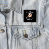 Ich mag Guinea Schweine wirklich Button (Beispiel)