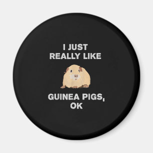 Ich mag Guinea Schweine wirklich gerne Guinea Schw Magnet
