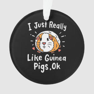 Ich mag Guinea Schweine wirklich Ornament