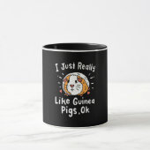 Ich mag Guinea Schweine wirklich Tasse (Zentrum)