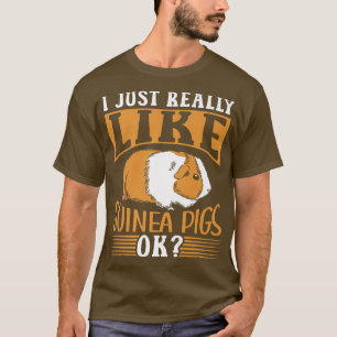 Ich mag Guinea Schweinefleisch als Haustier. T-Shirt
