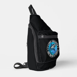 Ich mag Haie und vielleicht 3 Leute Crossbody Bag