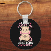 Ich mag Hamster einfach. Schlüsselanhänger (Vorderseite)