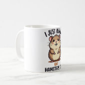 Ich mag Hamster wirklich Kaffeetasse (Vorderseite Links)