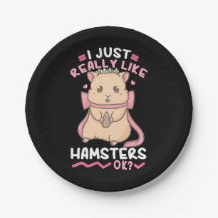 Ich mag Hamster wirklich Pappteller