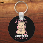 Ich mag Hamster wirklich Schlüsselanhänger (Vorderseite)
