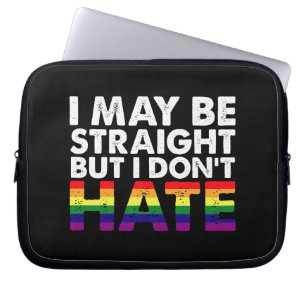 Ich mag hetero sein, aber ich hasse LGBT Gay nicht Laptopschutzhülle