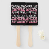 Ich mag hier oder da keinen Krebs Fächer (Vorne und Hinten)