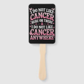 Ich mag hier oder da keinen Krebs Fächer (Vorderseite)