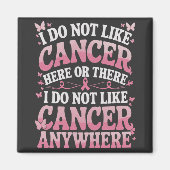 Ich mag hier oder da keinen Krebs Magnet (Vorne)