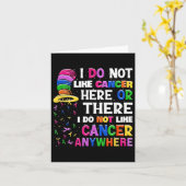 Ich mag hier oder dort keinen Krebs, aber ich mag  Karte (Gelbe Blume)