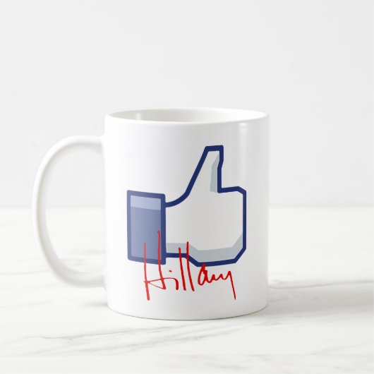ICH MAG HILLARY - .PNG KAFFEETASSE (Links)