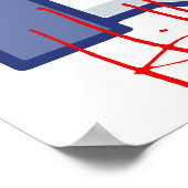 ICH MAG HILLARY -.png Poster (Ecke)