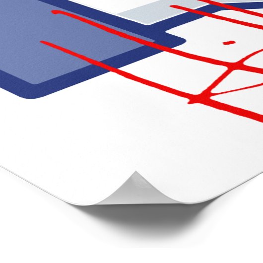 ICH MAG HILLARY -.png Poster (Ecke)