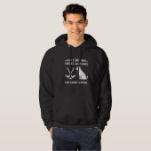 Ich mag Hockey und Hunde Hockey Coach Hoodie (Vorne ganz)