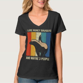 Ich mag Honig Badgers und vielleicht 3 Leute Honey T-Shirt