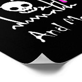 Ich mag Horror-Filme und vielleicht 3 LeuteFunny Q Poster (Ecke)