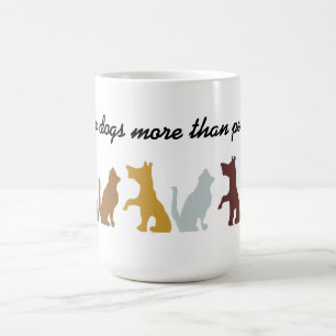 Ich mag HundeziZitat Kaffeetasse